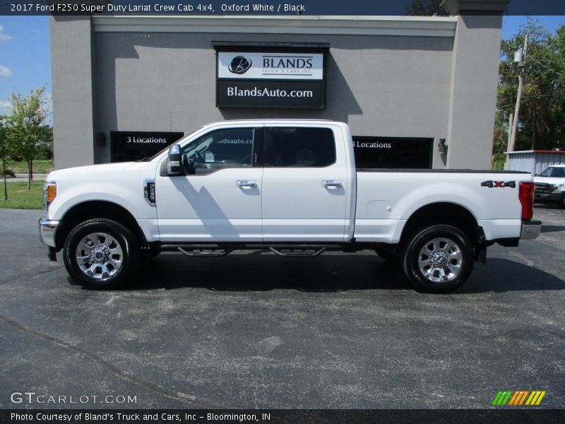 Oxford White / Black 2017 Ford F250 Super Duty Lariat Crew Cab 4x4
