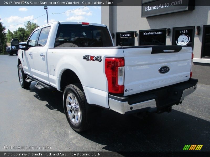 Oxford White / Black 2017 Ford F250 Super Duty Lariat Crew Cab 4x4