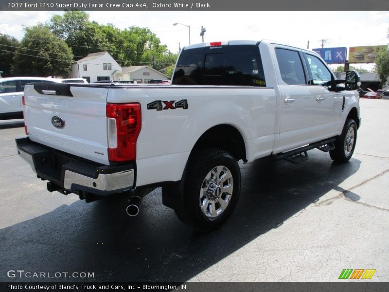 Oxford White / Black 2017 Ford F250 Super Duty Lariat Crew Cab 4x4
