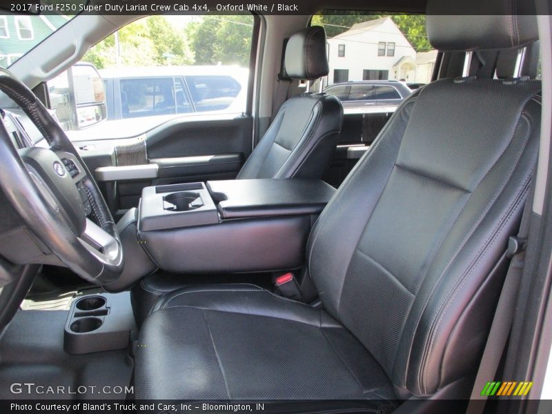 Oxford White / Black 2017 Ford F250 Super Duty Lariat Crew Cab 4x4