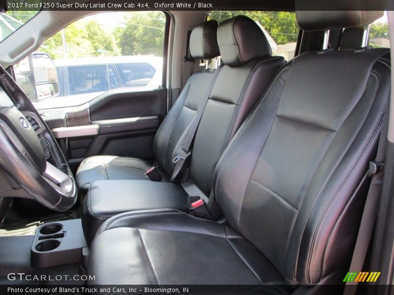 Oxford White / Black 2017 Ford F250 Super Duty Lariat Crew Cab 4x4