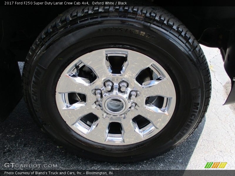 Oxford White / Black 2017 Ford F250 Super Duty Lariat Crew Cab 4x4