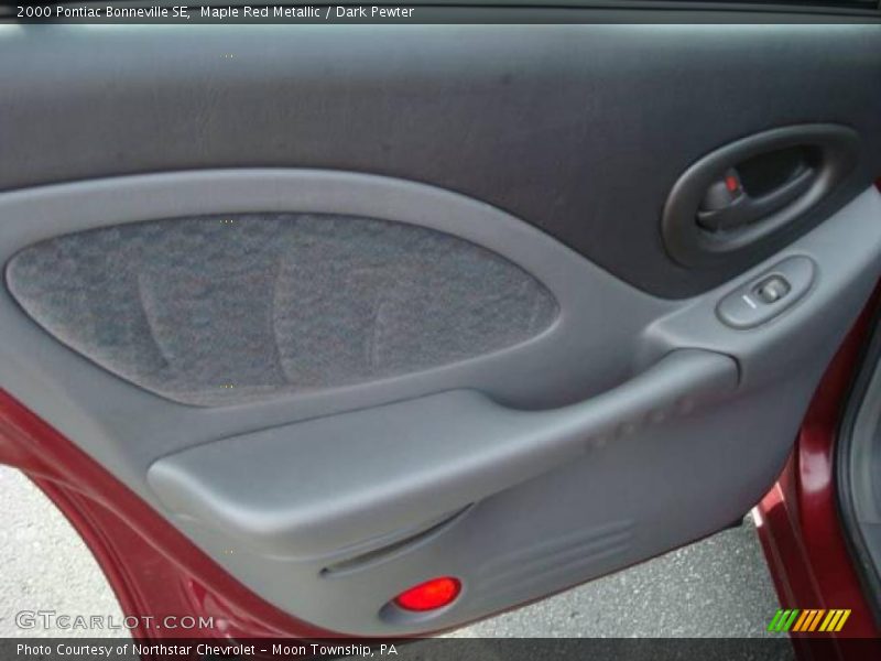 Maple Red Metallic / Dark Pewter 2000 Pontiac Bonneville SE