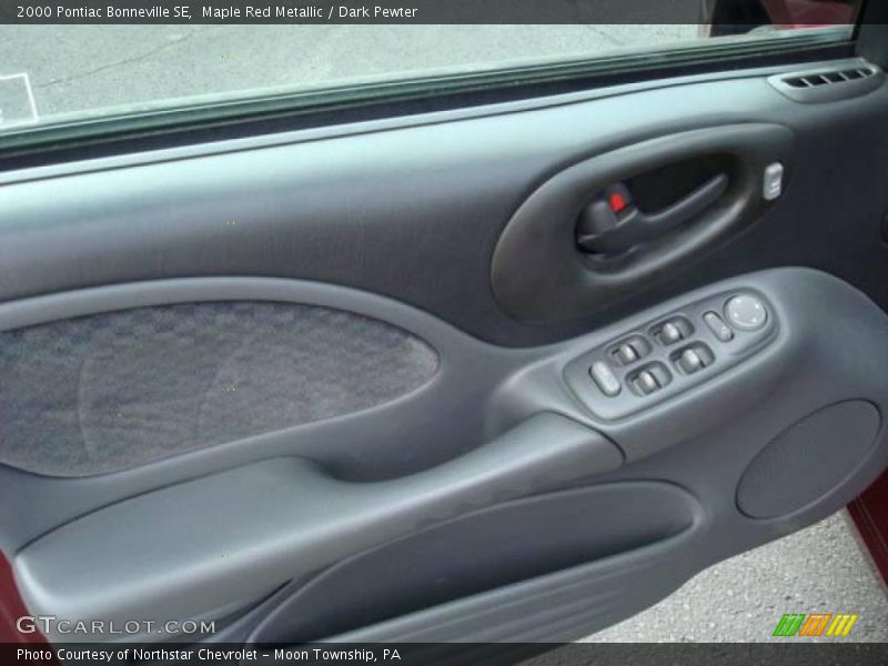 Maple Red Metallic / Dark Pewter 2000 Pontiac Bonneville SE