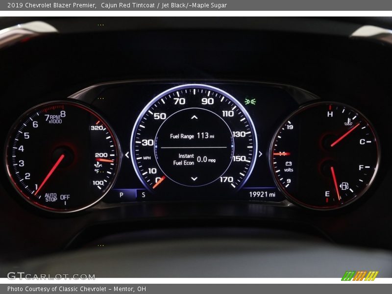  2019 Blazer Premier Premier Gauges