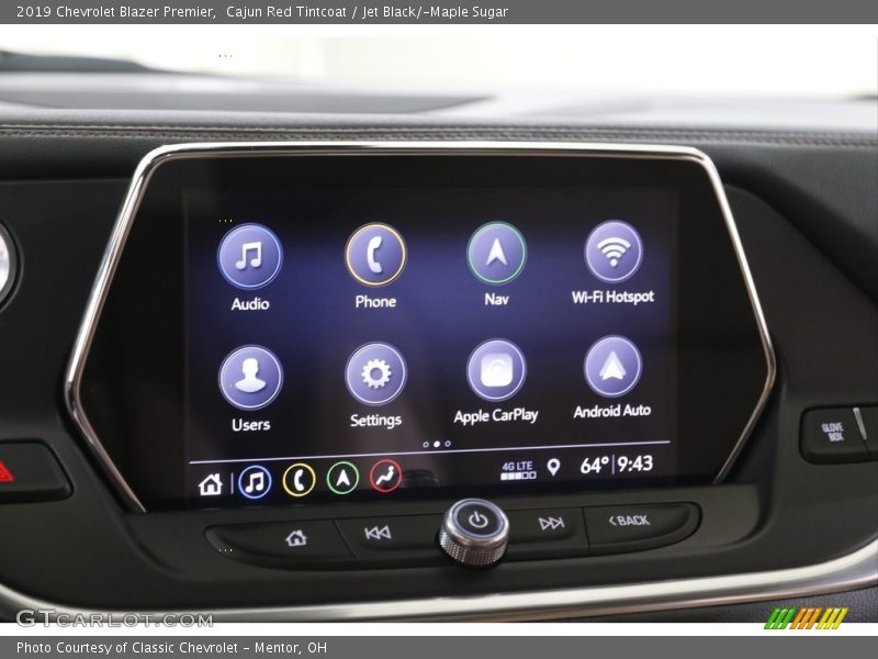 Cajun Red Tintcoat / Jet Black/­Maple Sugar 2019 Chevrolet Blazer Premier
