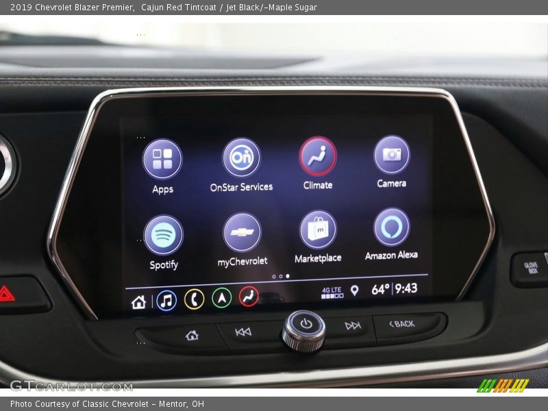 Cajun Red Tintcoat / Jet Black/­Maple Sugar 2019 Chevrolet Blazer Premier
