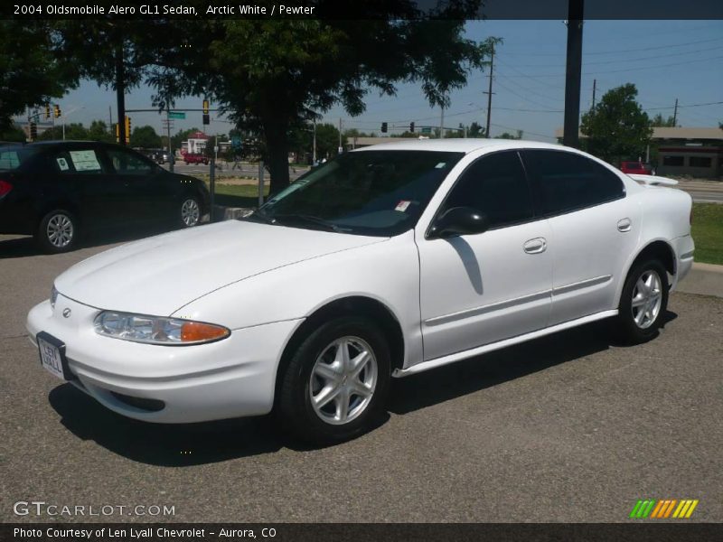 Arctic White / Pewter 2004 Oldsmobile Alero GL1 Sedan