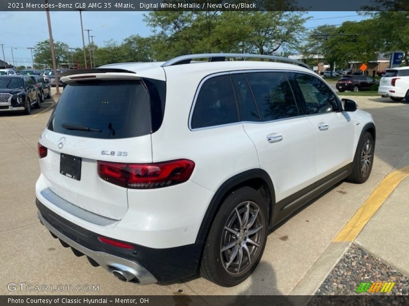 Digital White Metallic / Neva Grey/Black 2021 Mercedes-Benz GLB AMG 35 4Matic