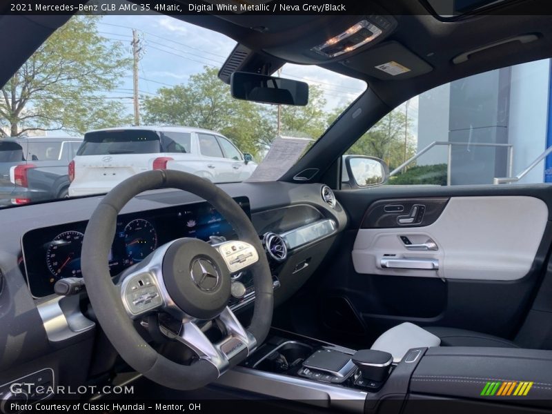 Digital White Metallic / Neva Grey/Black 2021 Mercedes-Benz GLB AMG 35 4Matic