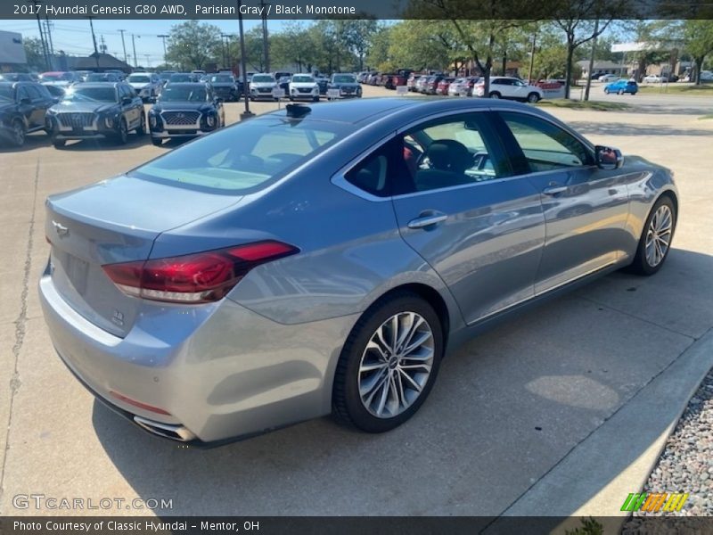 Parisian Gray / Black Monotone 2017 Hyundai Genesis G80 AWD