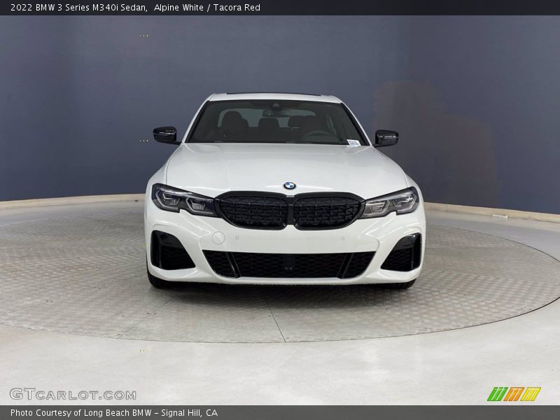 Alpine White / Tacora Red 2022 BMW 3 Series M340i Sedan