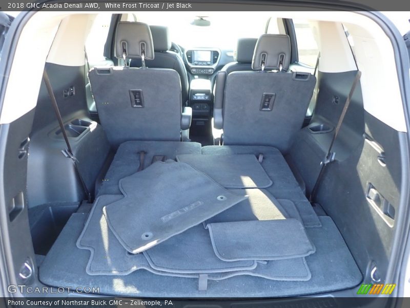 White Frost Tricoat / Jet Black 2018 GMC Acadia Denali AWD