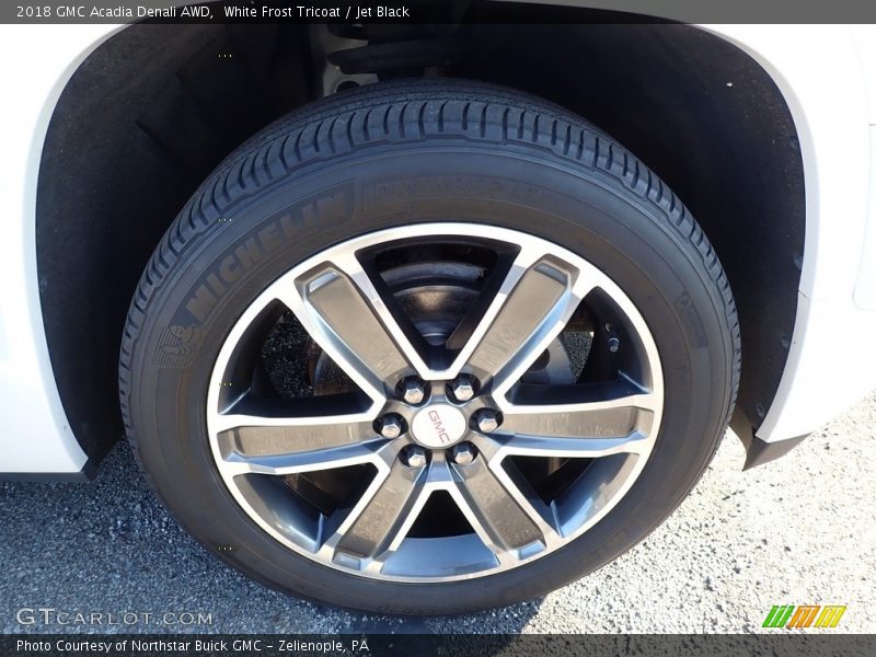 White Frost Tricoat / Jet Black 2018 GMC Acadia Denali AWD
