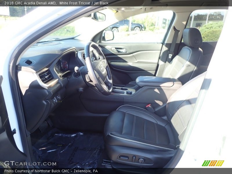White Frost Tricoat / Jet Black 2018 GMC Acadia Denali AWD