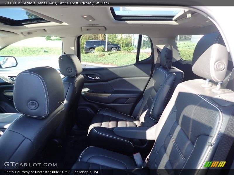 White Frost Tricoat / Jet Black 2018 GMC Acadia Denali AWD