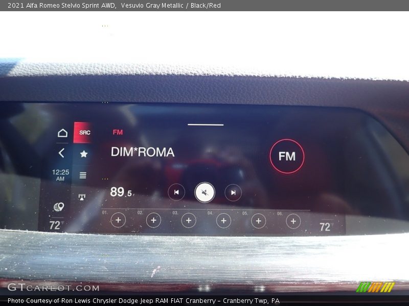 Vesuvio Gray Metallic / Black/Red 2021 Alfa Romeo Stelvio Sprint AWD