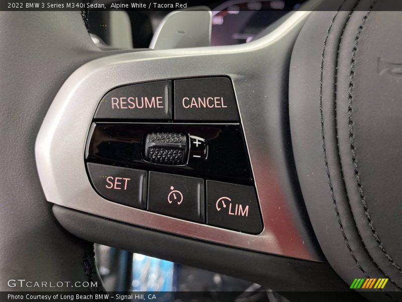 Alpine White / Tacora Red 2022 BMW 3 Series M340i Sedan