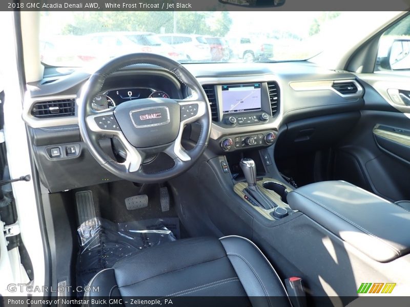 White Frost Tricoat / Jet Black 2018 GMC Acadia Denali AWD