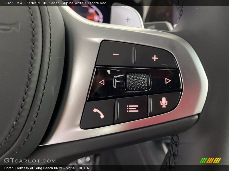 Alpine White / Tacora Red 2022 BMW 3 Series M340i Sedan