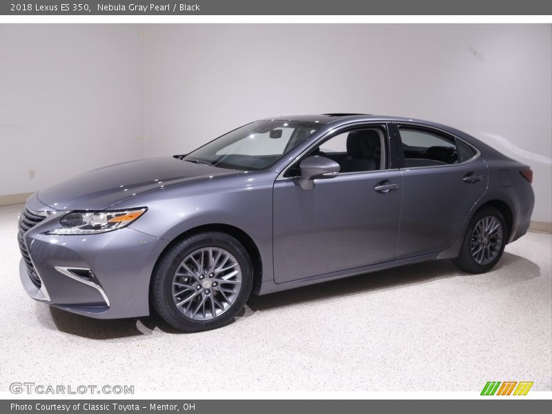 Nebula Gray Pearl / Black 2018 Lexus ES 350