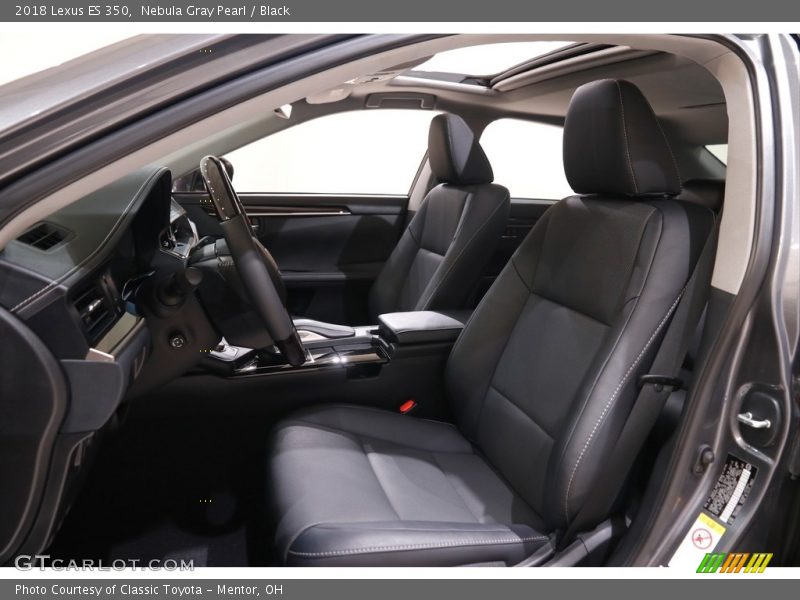 Nebula Gray Pearl / Black 2018 Lexus ES 350