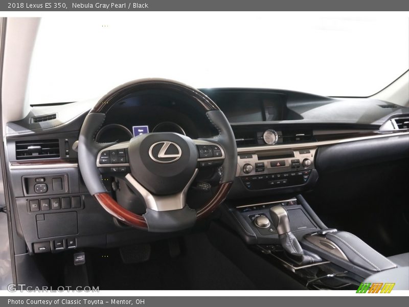 Nebula Gray Pearl / Black 2018 Lexus ES 350