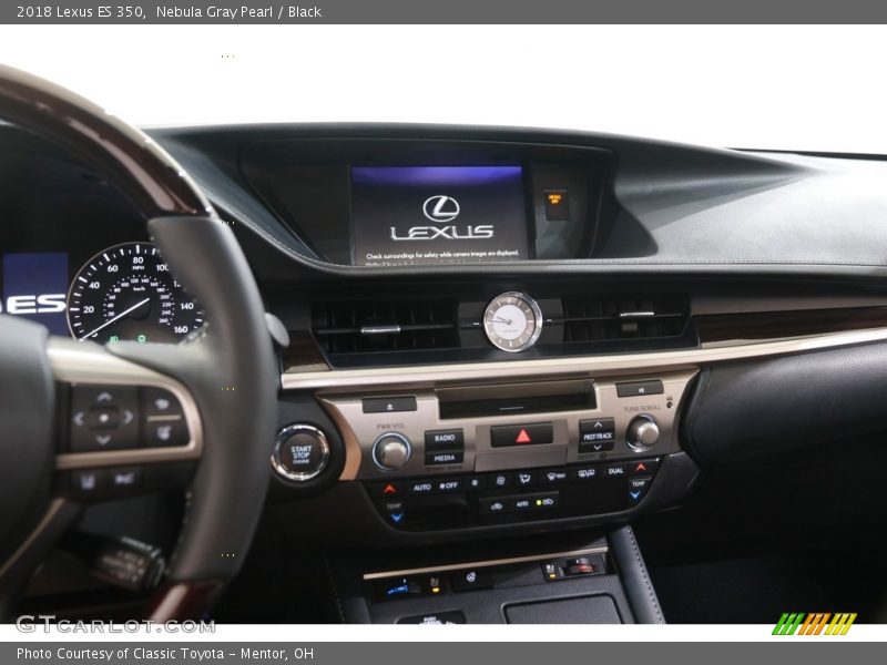 Nebula Gray Pearl / Black 2018 Lexus ES 350