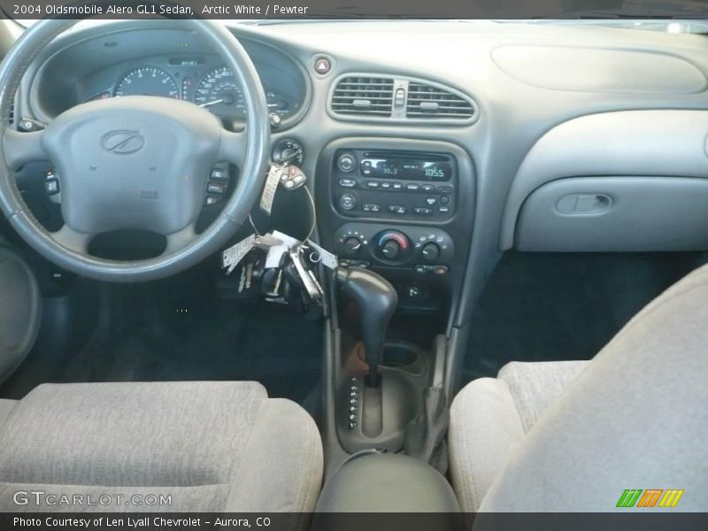 Arctic White / Pewter 2004 Oldsmobile Alero GL1 Sedan