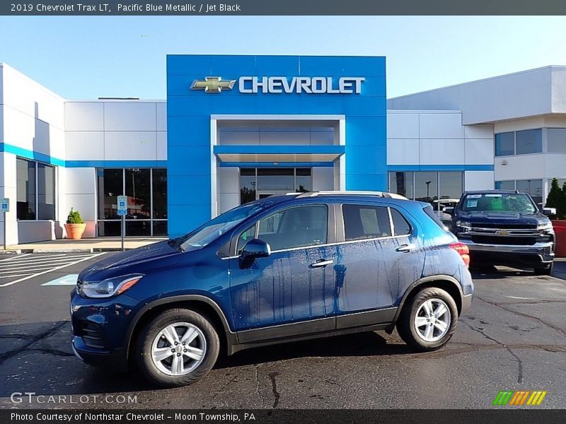 Pacific Blue Metallic / Jet Black 2019 Chevrolet Trax LT