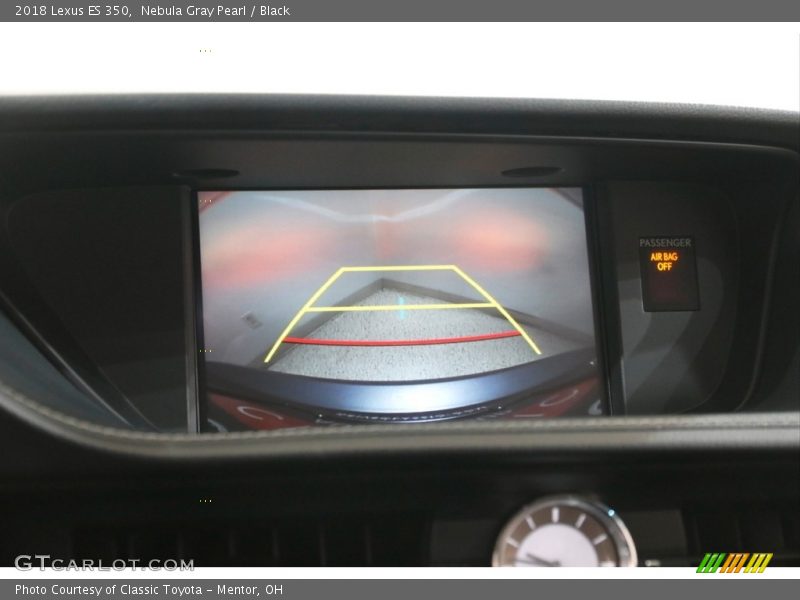 Nebula Gray Pearl / Black 2018 Lexus ES 350