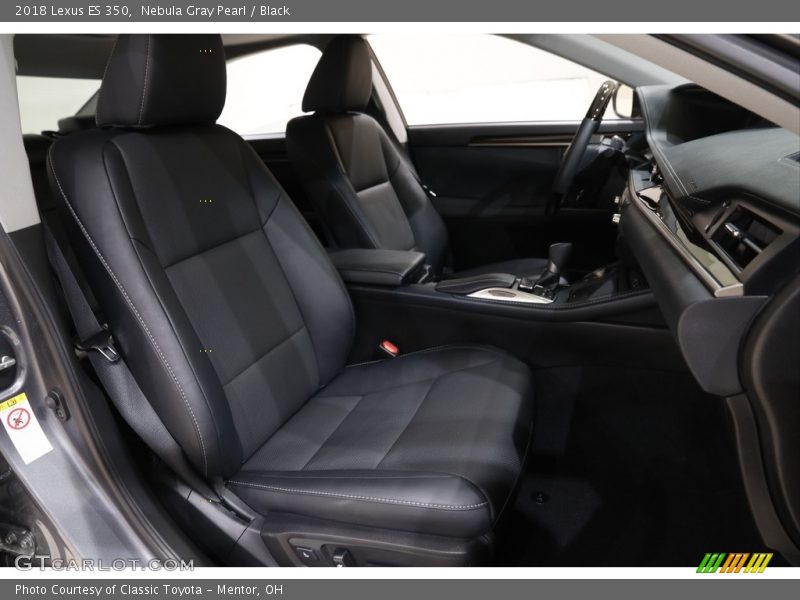 Nebula Gray Pearl / Black 2018 Lexus ES 350