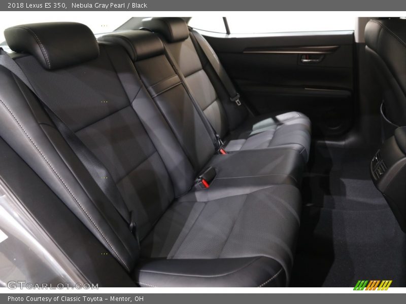 Nebula Gray Pearl / Black 2018 Lexus ES 350