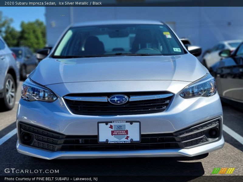 Ice Silver Metallic / Black 2020 Subaru Impreza Sedan