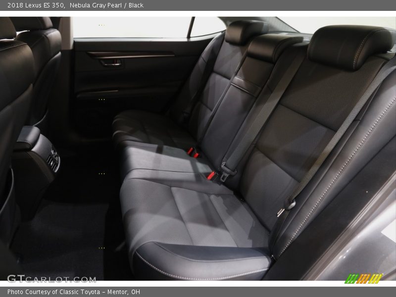 Nebula Gray Pearl / Black 2018 Lexus ES 350
