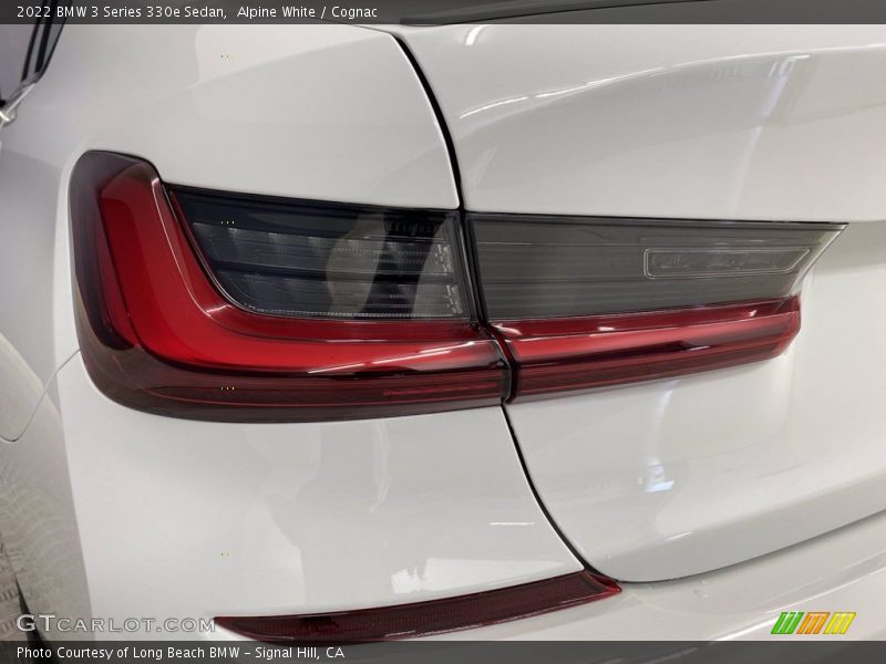 Alpine White / Cognac 2022 BMW 3 Series 330e Sedan
