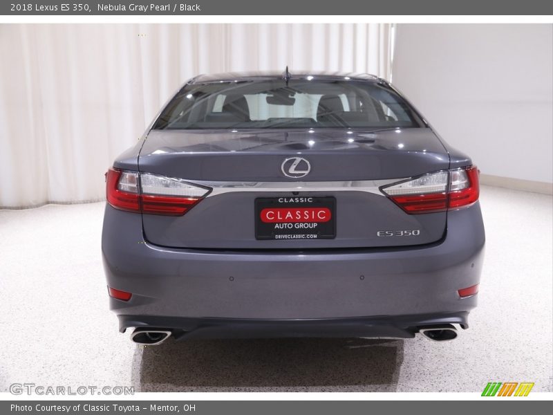 Nebula Gray Pearl / Black 2018 Lexus ES 350