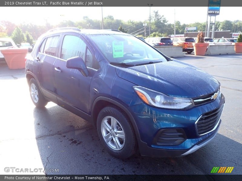 Pacific Blue Metallic / Jet Black 2019 Chevrolet Trax LT