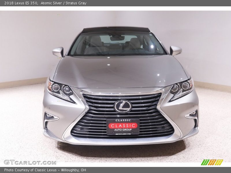 Atomic Silver / Stratus Gray 2018 Lexus ES 350