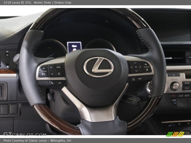 Atomic Silver / Stratus Gray 2018 Lexus ES 350