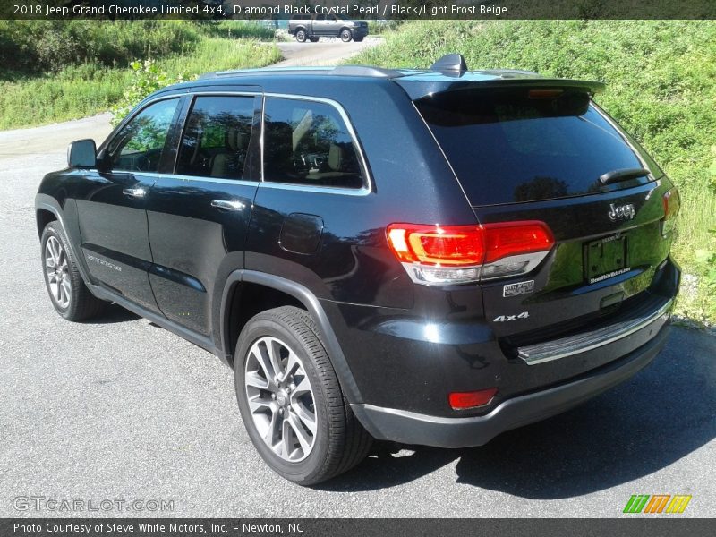Diamond Black Crystal Pearl / Black/Light Frost Beige 2018 Jeep Grand Cherokee Limited 4x4