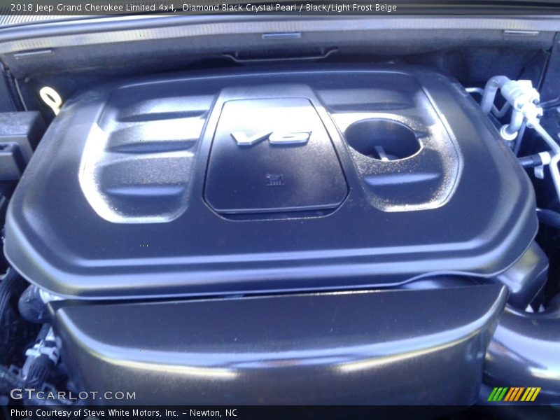 Diamond Black Crystal Pearl / Black/Light Frost Beige 2018 Jeep Grand Cherokee Limited 4x4