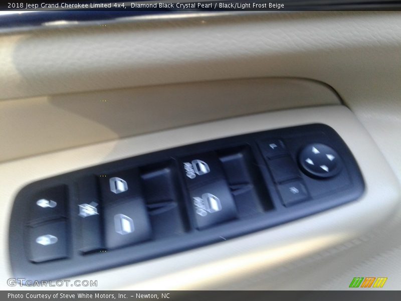 Diamond Black Crystal Pearl / Black/Light Frost Beige 2018 Jeep Grand Cherokee Limited 4x4