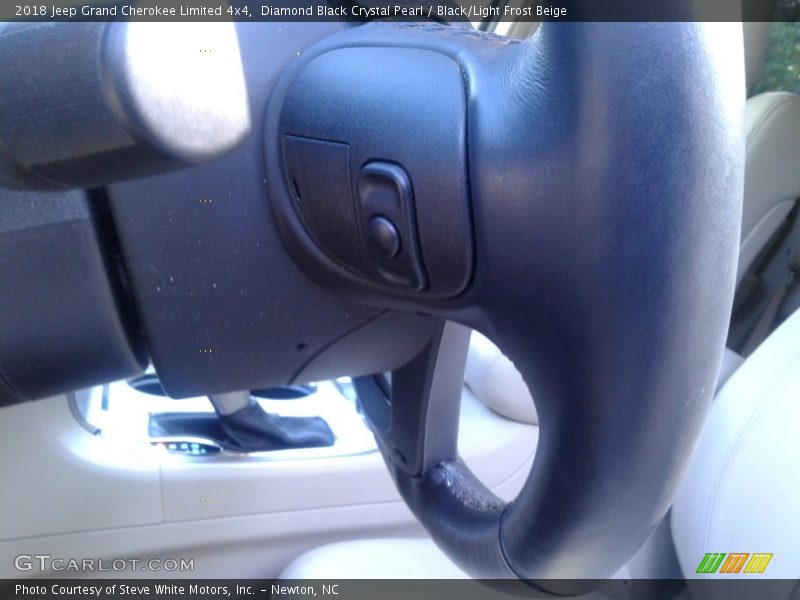 Diamond Black Crystal Pearl / Black/Light Frost Beige 2018 Jeep Grand Cherokee Limited 4x4