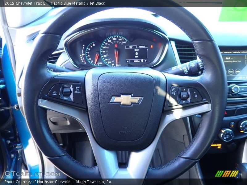 Pacific Blue Metallic / Jet Black 2019 Chevrolet Trax LT
