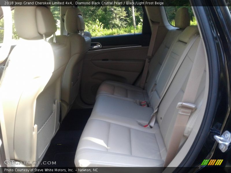 Diamond Black Crystal Pearl / Black/Light Frost Beige 2018 Jeep Grand Cherokee Limited 4x4