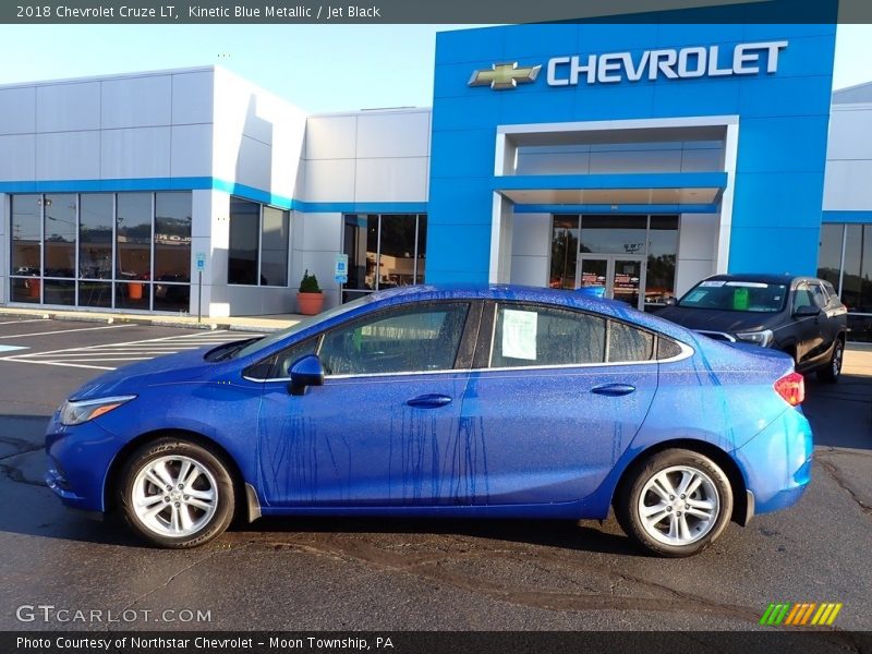 Kinetic Blue Metallic / Jet Black 2018 Chevrolet Cruze LT