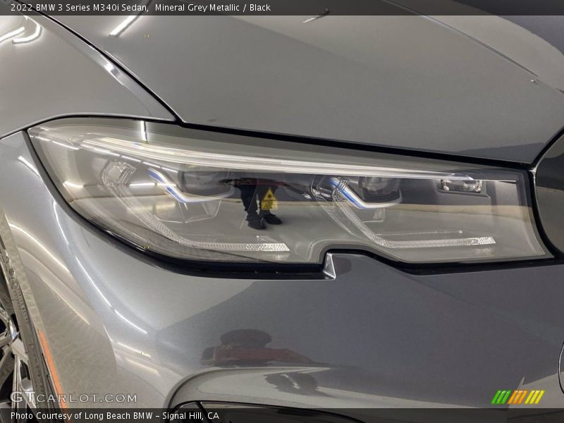 Mineral Grey Metallic / Black 2022 BMW 3 Series M340i Sedan