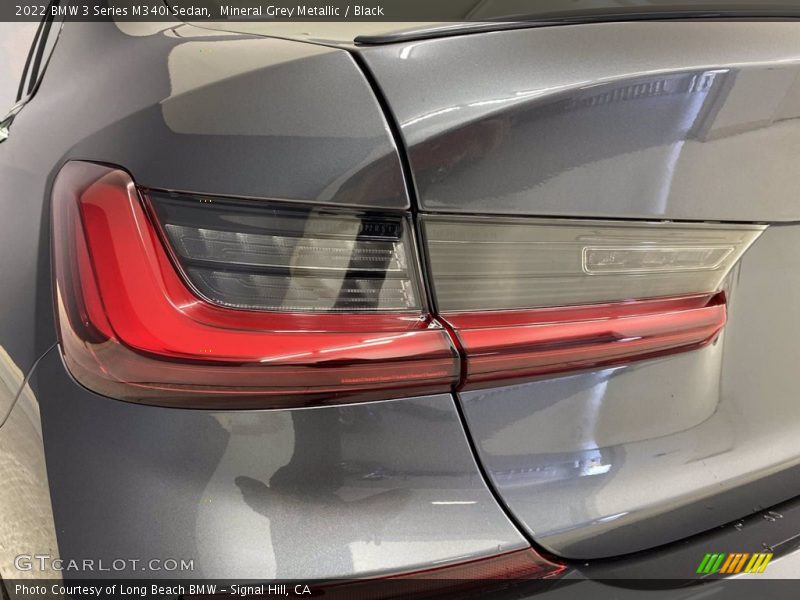 Mineral Grey Metallic / Black 2022 BMW 3 Series M340i Sedan