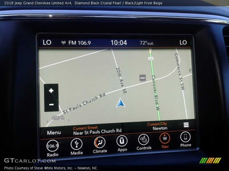 Diamond Black Crystal Pearl / Black/Light Frost Beige 2018 Jeep Grand Cherokee Limited 4x4